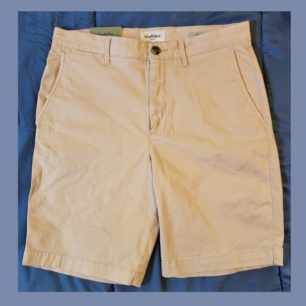 NWT Men's Goodfellow & Co. Linen shorts Size 30,  9" inseam NEW